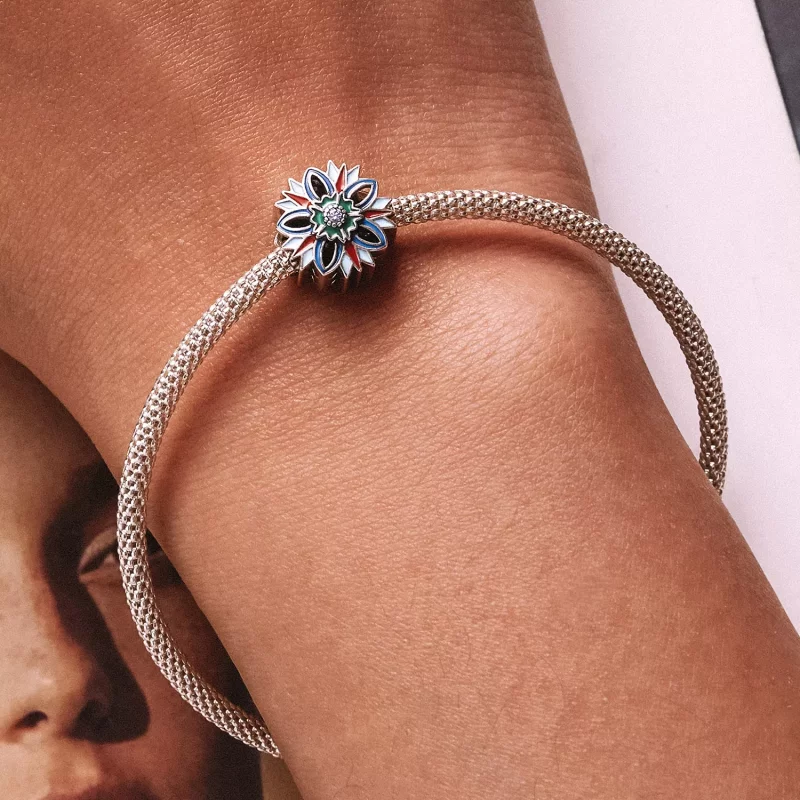(afbeelding voor) Pandora Style Lotus Bedel - SCC2257 - Bekijken 6