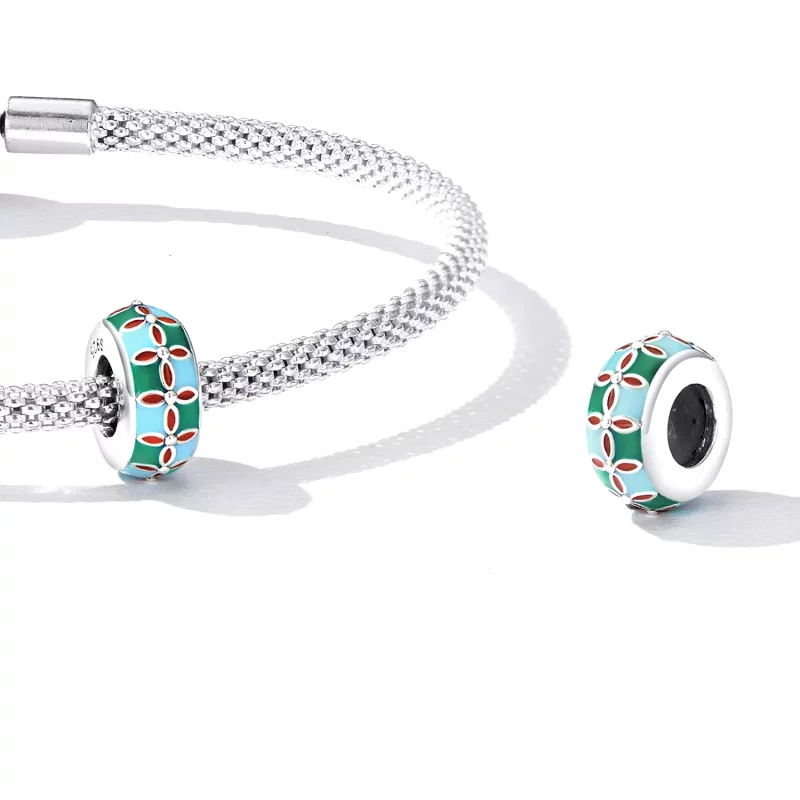 (afbeelding voor) Pandora Style Lotus Spacer Bedel - SCC2258 - Bekijken 4