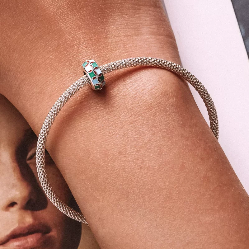 (afbeelding voor) Pandora Style Lotus Spacer Bedel - SCC2258 - Bekijken 6