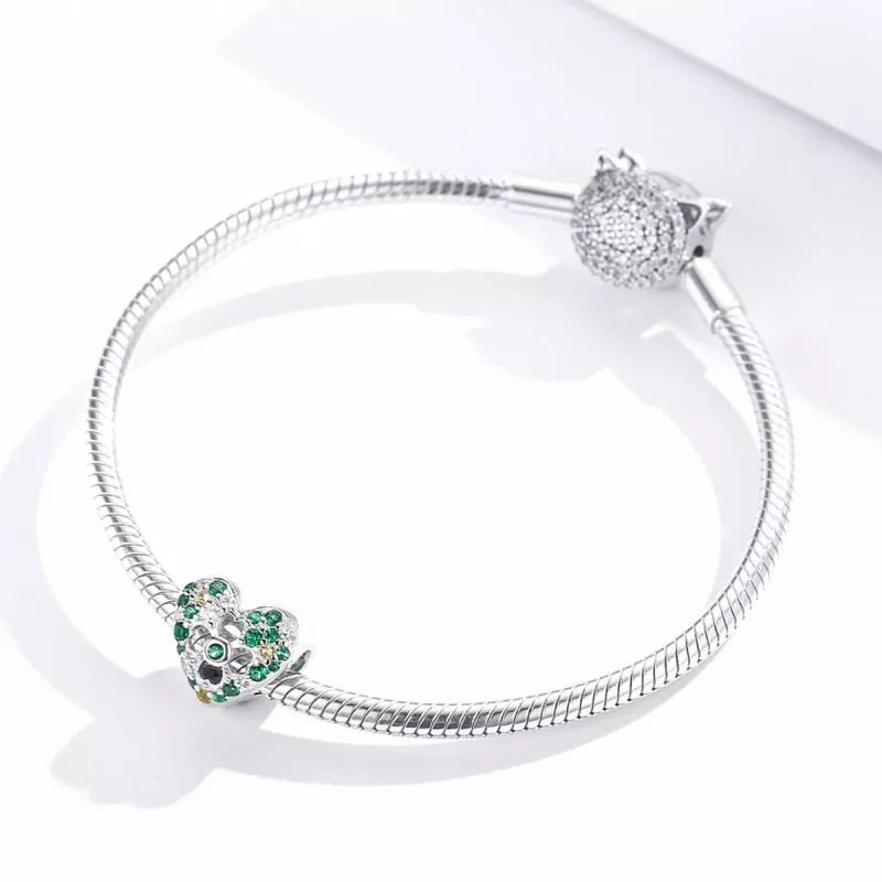 (afbeelding voor) Pandora Style Love Four Leaf Klaver Bedel - BSC301 - Bekijken 3