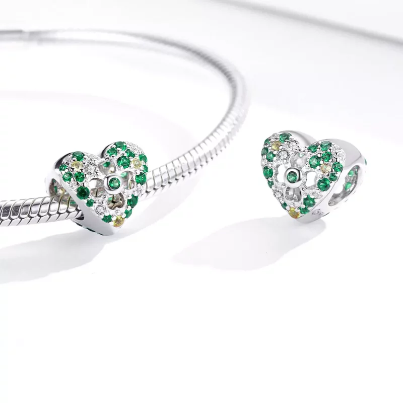 (afbeelding voor) Pandora Style Love Four Leaf Klaver Bedel - BSC301 - Bekijken 4