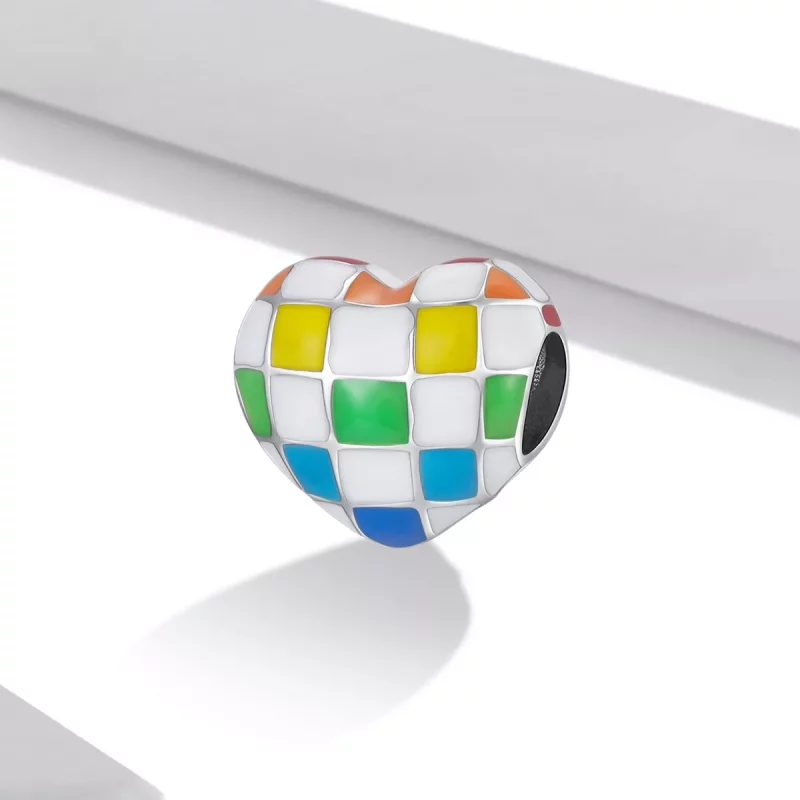(afbeelding voor) Pandora Style Love Rainbow Dambord Bedel - SCC2131 - Bekijken 2