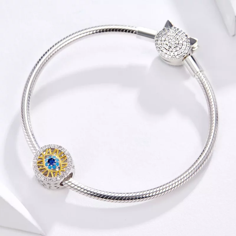 (afbeelding voor) Pandora Style Lucky Eye Bedel - BSC080 - Bekijken 3