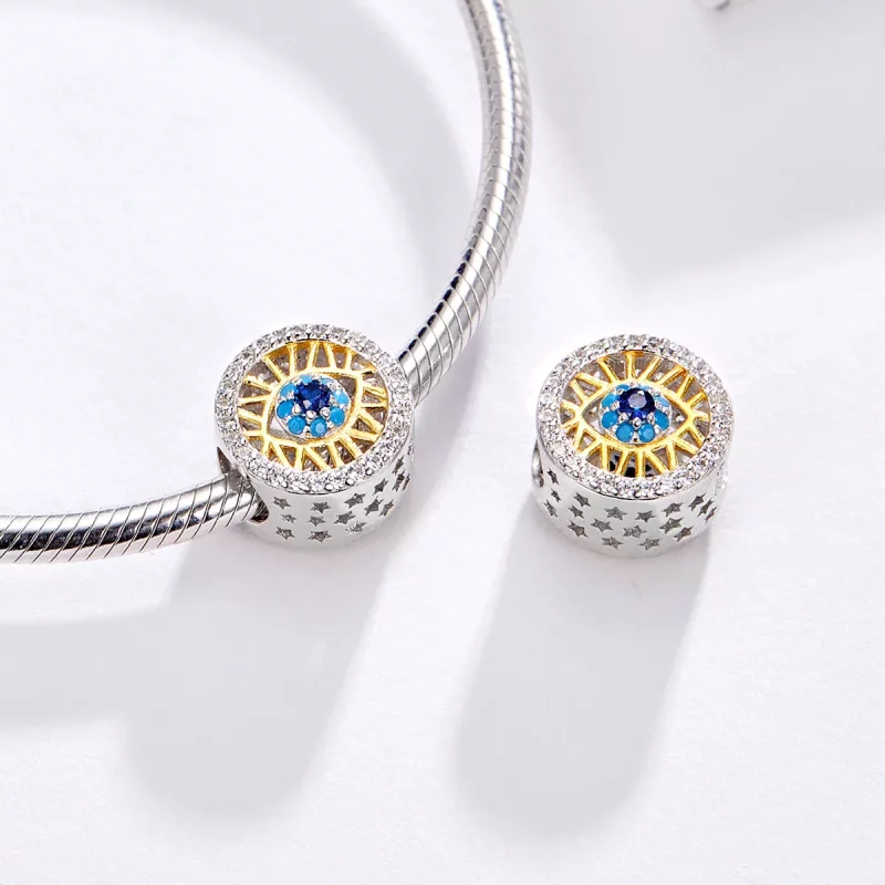 (afbeelding voor) Pandora Style Lucky Eye Bedel - BSC080 - Bekijken 4