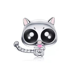 Pandora Style Lucky Kitty Kat Bedel - BSC055 (afbeelding voor) Pandora Style Lucky Kitty Kat Bedel - BSC055