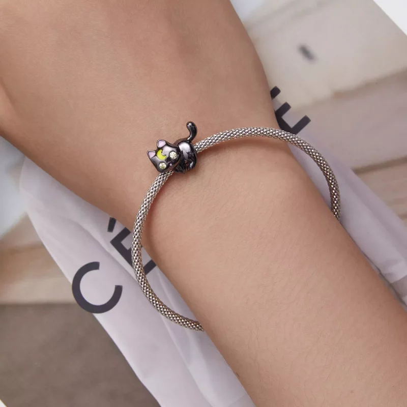 (afbeelding voor) Pandora Style Maan Kat Bedel - SCC2386 - Bekijken 6
