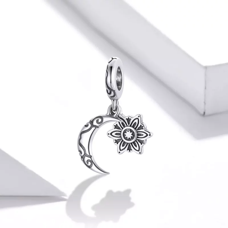 (afbeelding voor) Pandora Style Maan Lotus Bedel - SCC1826 - Bekijken 2