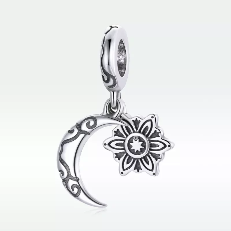 (afbeelding voor) Pandora Style Maan Lotus Bedel - SCC1826 - Bekijken 5
