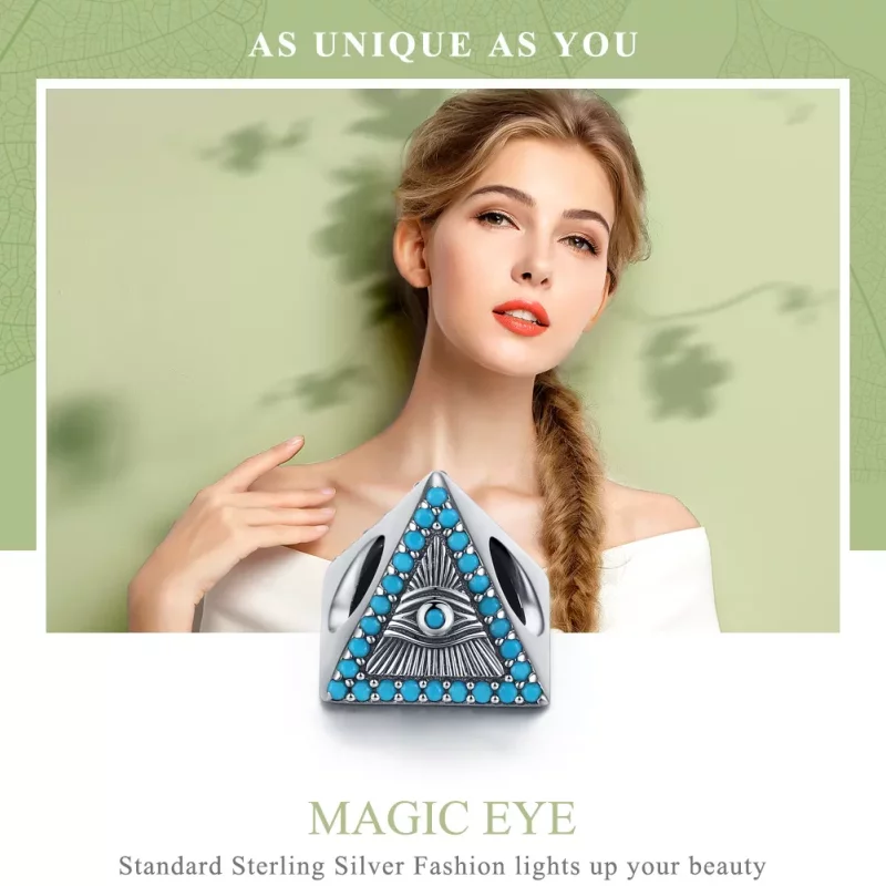 (afbeelding voor) Pandora Style Magisch oog Bedel - SCC1093 - Bekijken 2