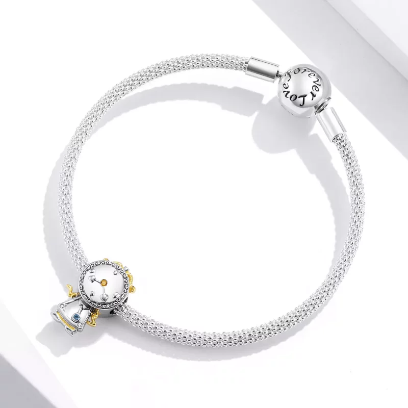 (afbeelding voor) Pandora Style Magische klok Bedel - BSC320 - Bekijken 3