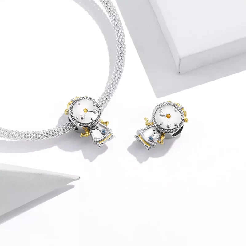 (afbeelding voor) Pandora Style Magische klok Bedel - BSC320 - Bekijken 4
