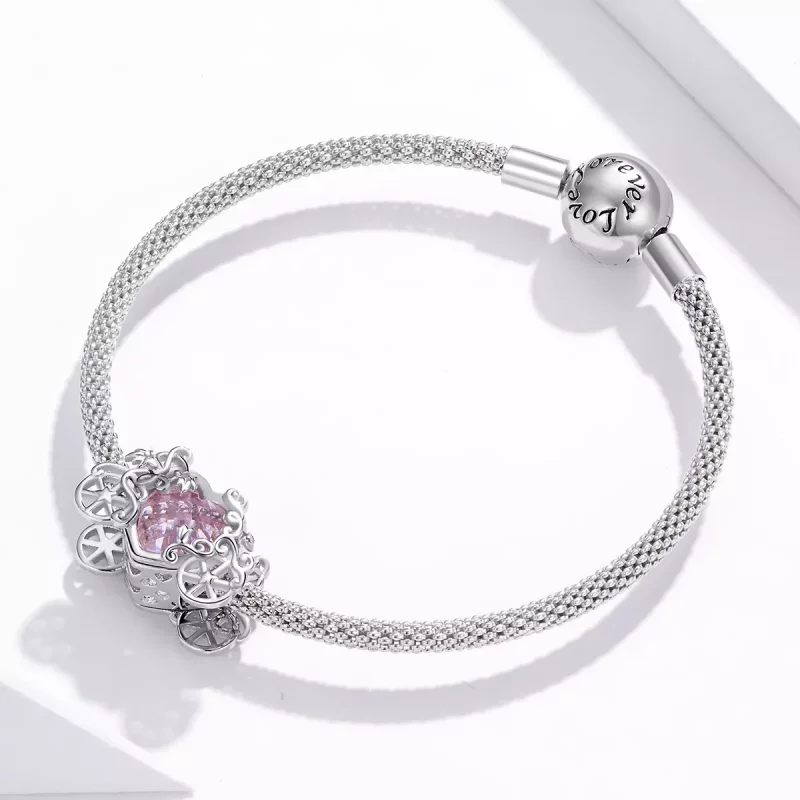 (afbeelding voor) Pandora Style Magische koets Bedel - BSC412 - Bekijken 3