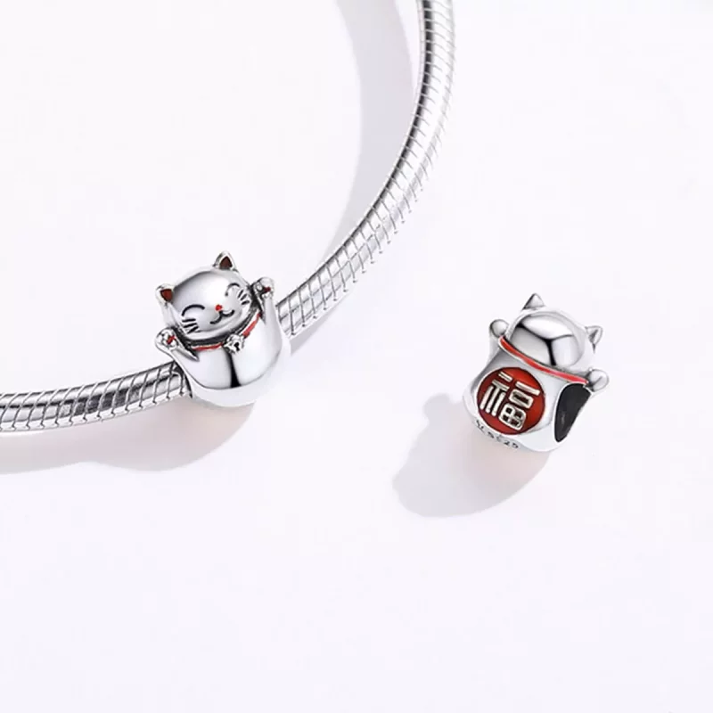 (afbeelding voor) Pandora Style Maneki Neko Bedel - SCC1178 - Bekijken 4