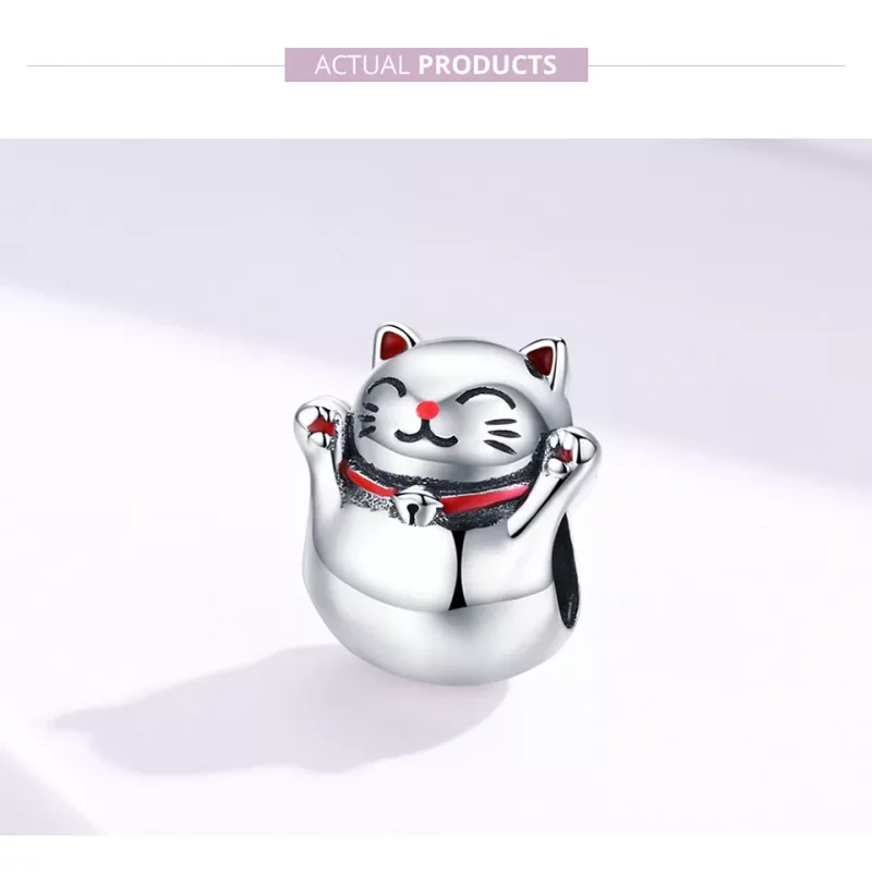(afbeelding voor) Pandora Style Maneki Neko Bedel - SCC1178 - Bekijken 5