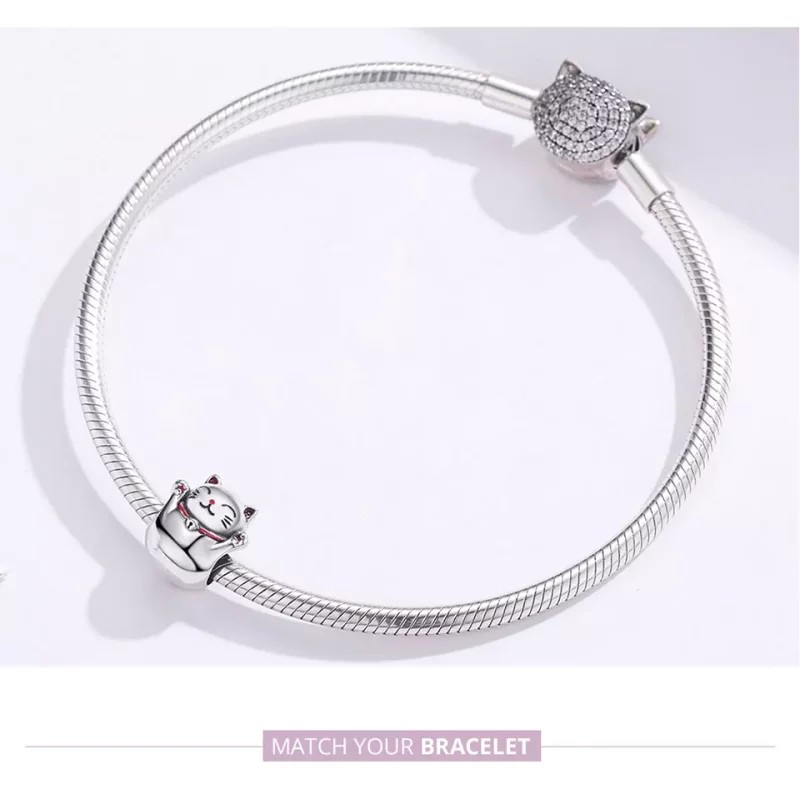 (afbeelding voor) Pandora Style Maneki Neko Bedel - SCC1178 - Bekijken 6