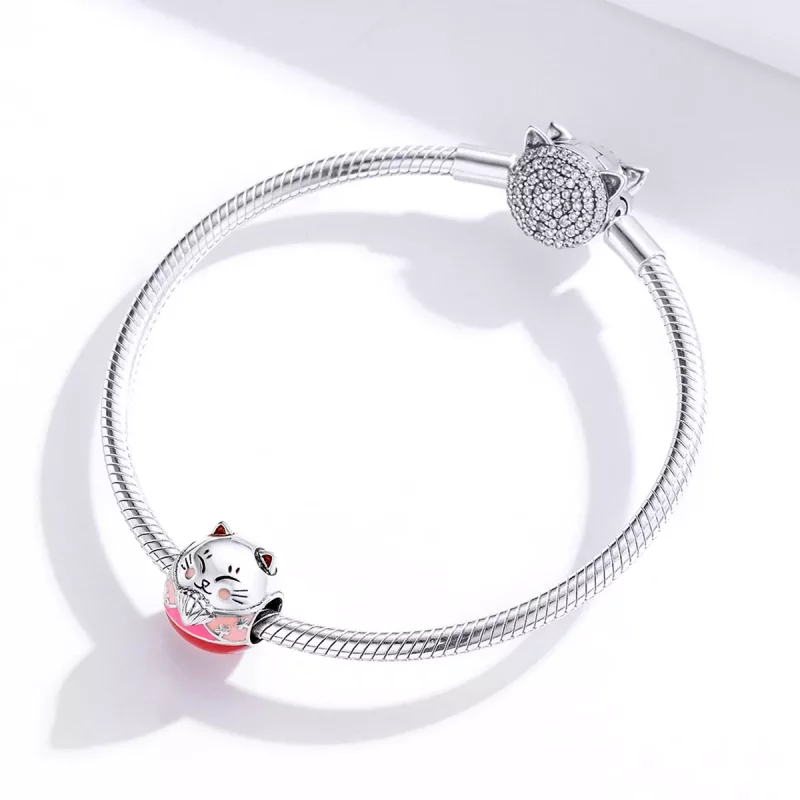 (afbeelding voor) Pandora Style Maneki Neko Bedel - SCC1341 - Bekijken 3