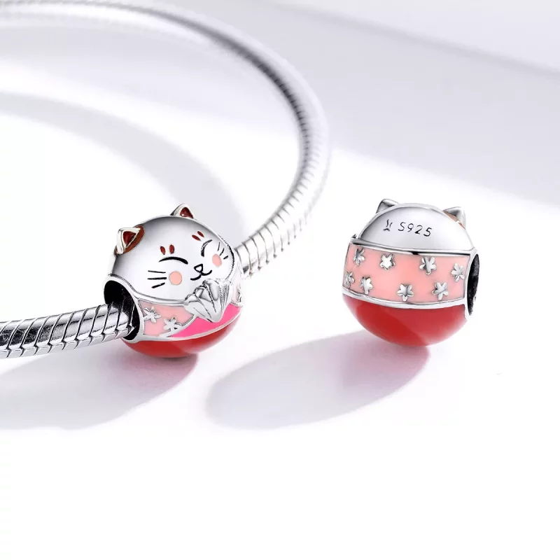 (afbeelding voor) Pandora Style Maneki Neko Bedel - SCC1341 - Bekijken 4