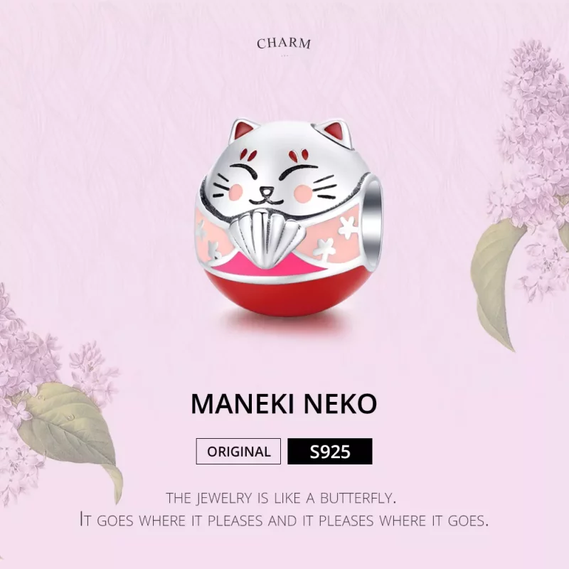 (afbeelding voor) Pandora Style Maneki Neko Bedel - SCC1341 - Bekijken 6