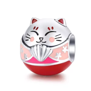 Pandora Style Maneki Neko Bedel - SCC1341 (afbeelding voor) Pandora Style Maneki Neko Bedel - SCC1341
