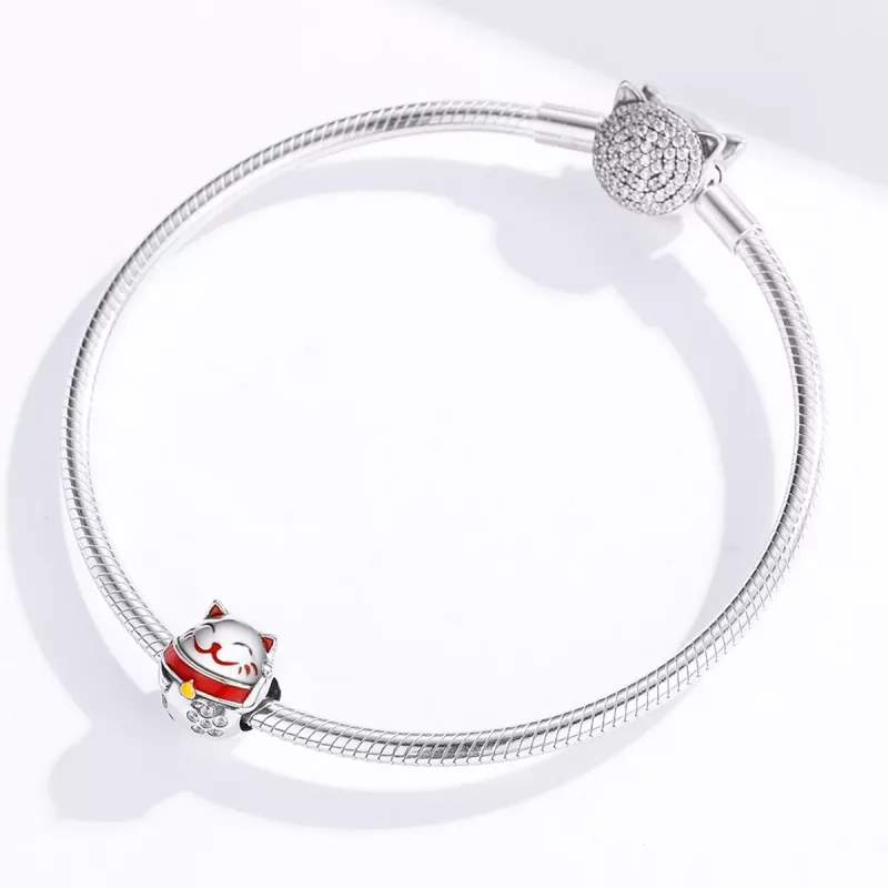 (afbeelding voor) Pandora Style Maneki Neko Bedel - SCC1374 - Bekijken 3