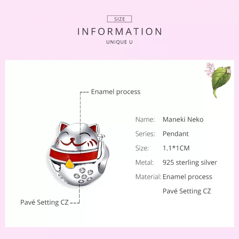 (afbeelding voor) Pandora Style Maneki Neko Bedel - SCC1374 - Bekijken 6
