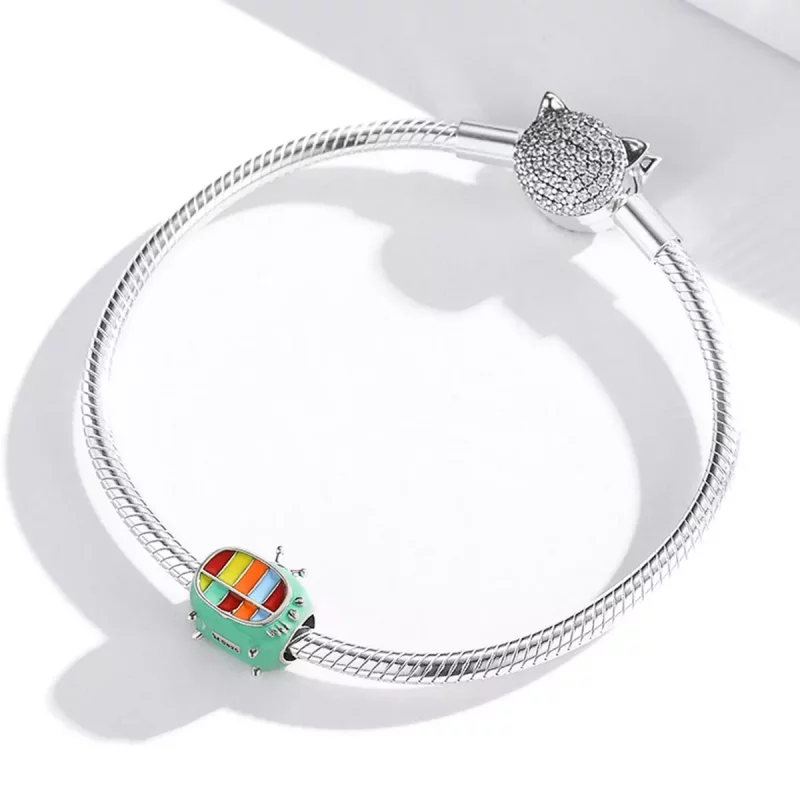 (afbeelding voor) Pandora Style Mini kleuren-tv Bedel - SCC1861 - Bekijken 3