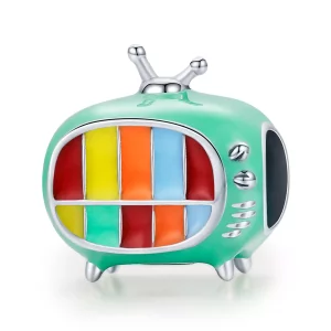 Pandora Style Mini kleuren-tv Bedel - SCC1861 (afbeelding voor) Pandora Style Mini kleuren-tv Bedel - SCC1861