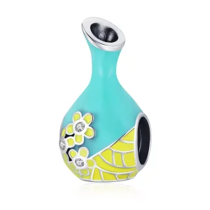 Pandora Style Mintgroene wijnfles Bedel - SCC1920 (afbeelding voor) Pandora Style Mintgroene wijnfles Bedel - SCC1920
