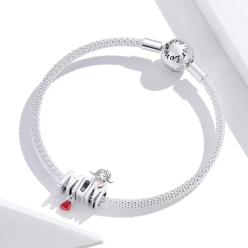 (afbeelding voor) Pandora Style Moeder Brieven Bedel - SCC1461 - Bekijken 2
