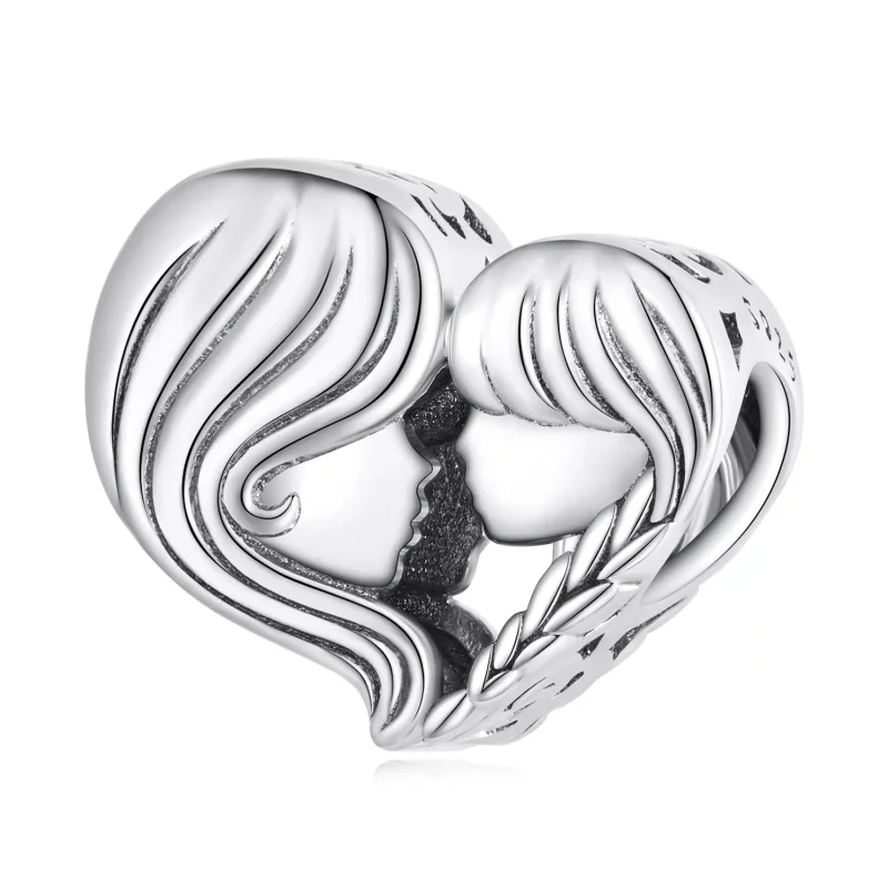 (afbeelding voor) Pandora Style Moeder en dochter Bedel - BSC687