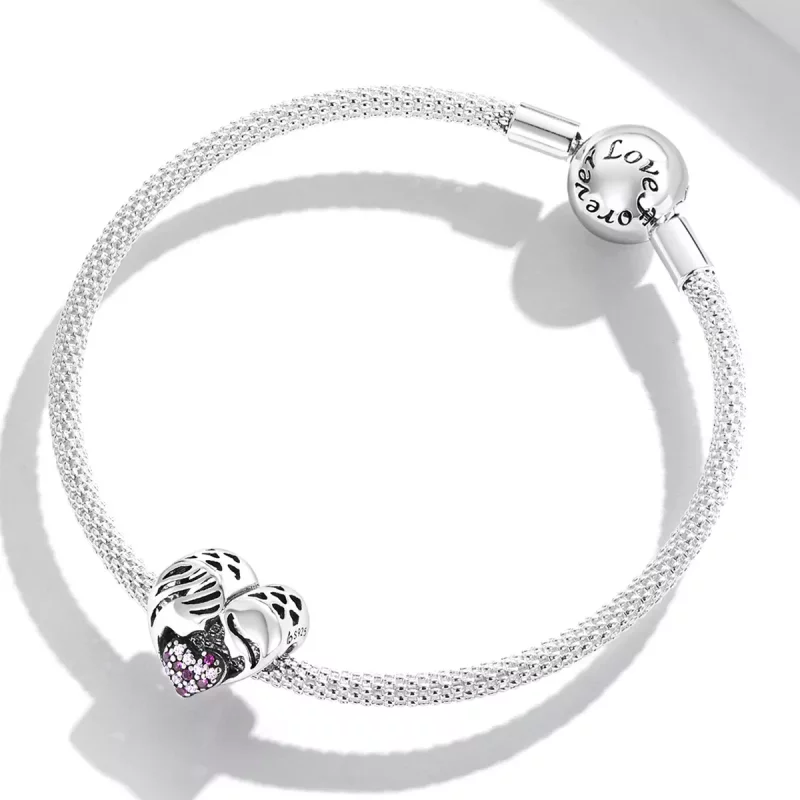 (afbeelding voor) Pandora Style Moeder en dochter houden van Silhouet Bedel - BSC575 - Bekijken 3
