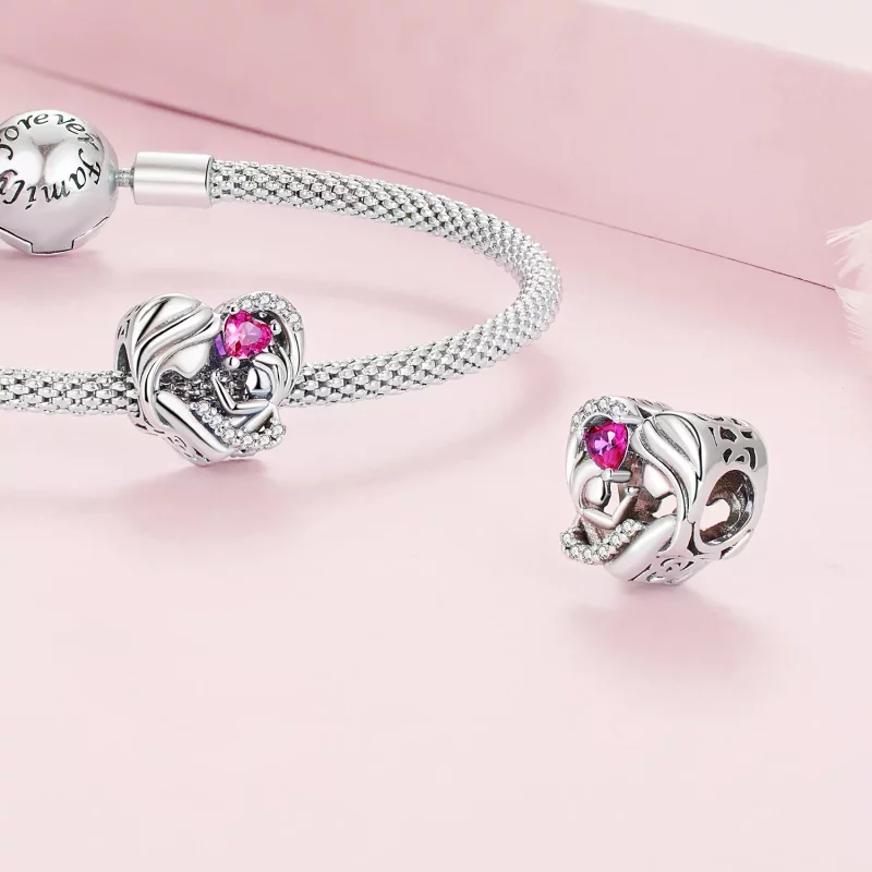(afbeelding voor) Pandora Style Moeder en Kind Bedel - BSC685 - Bekijken 4
