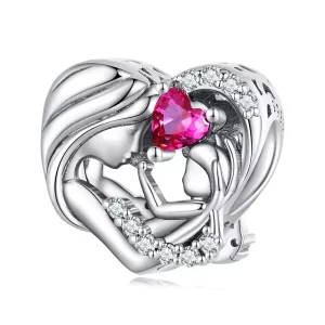 (afbeelding voor) Pandora Style Moeder en Kind Bedel - BSC685