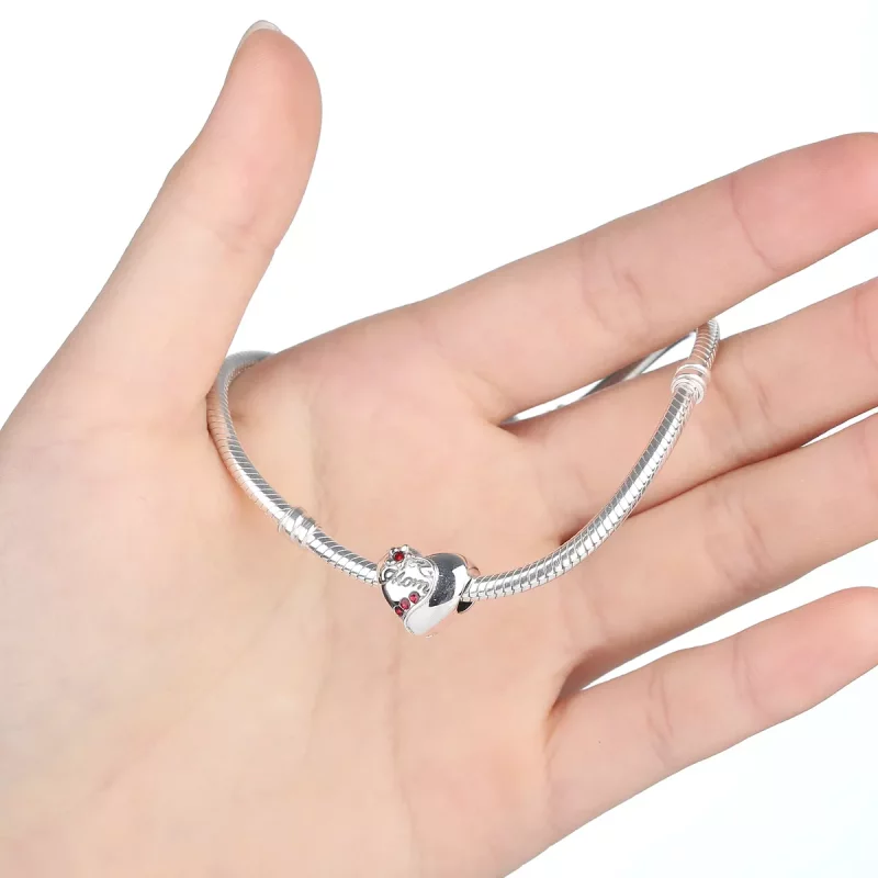 (afbeelding voor) Pandora Style moeder hart Bedel - SCC004 - Bekijken 2