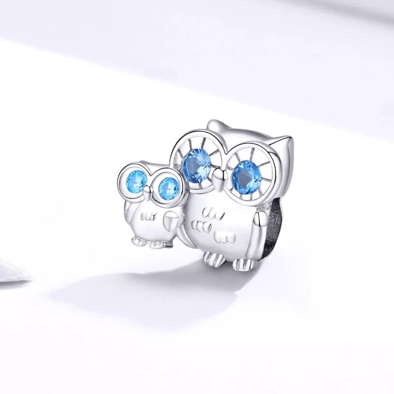 (afbeelding voor) Pandora Style Moeder Uil Bedel - BSC238 - Bekijken 2