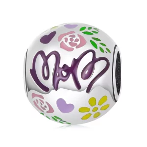 (afbeelding voor) Pandora Style Moederdag - Color Doodles Bedel - BSC595