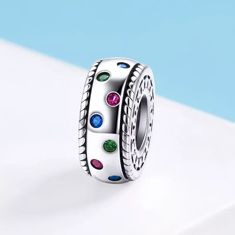 (afbeelding voor) Pandora Style Moment van eerste ontmoeting Spacer Bedel - SCC1005 - Bekijken 2