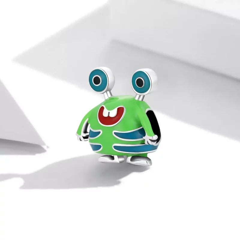 (afbeelding voor) Pandora Style Monster met grote ogen Bedel - SCC2056 - Bekijken 2
