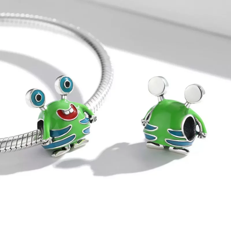 (afbeelding voor) Pandora Style Monster met grote ogen Bedel - SCC2056 - Bekijken 4