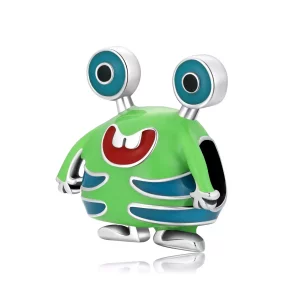 Pandora Style Monster met grote ogen Bedel - SCC2056 (afbeelding voor) Pandora Style Monster met grote ogen Bedel - SCC2056