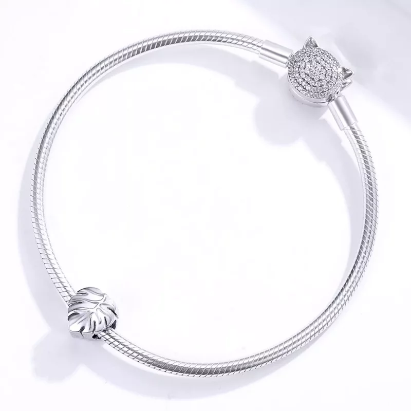 (afbeelding voor) Pandora Style Monstera Deliciosa Bedel - BSC141 - Bekijken 3