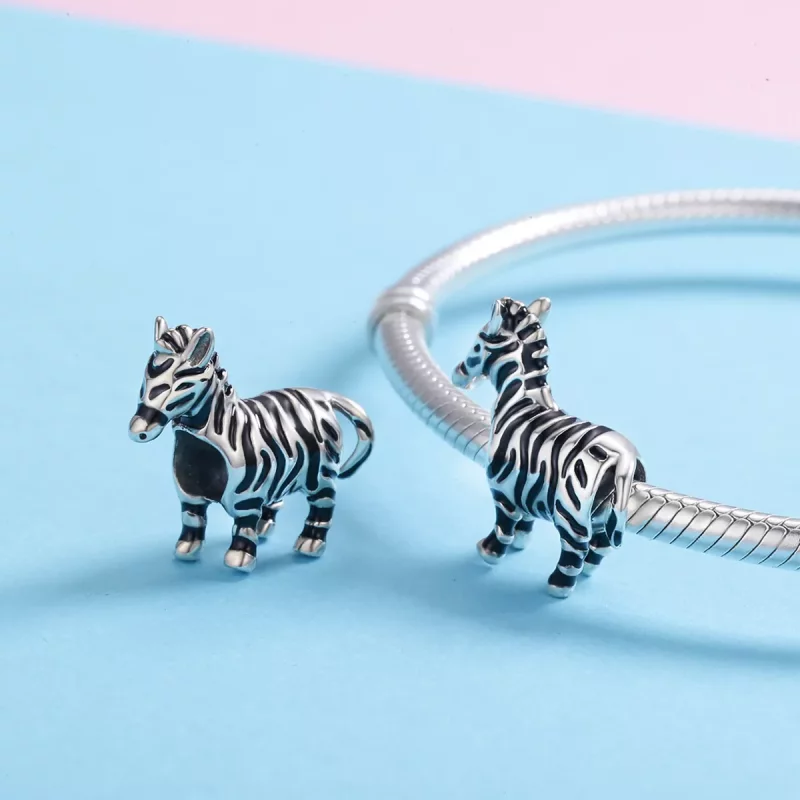 (afbeelding voor) Pandora Style Mooie dierenzebra Bedel - SCC550 - Bekijken 5