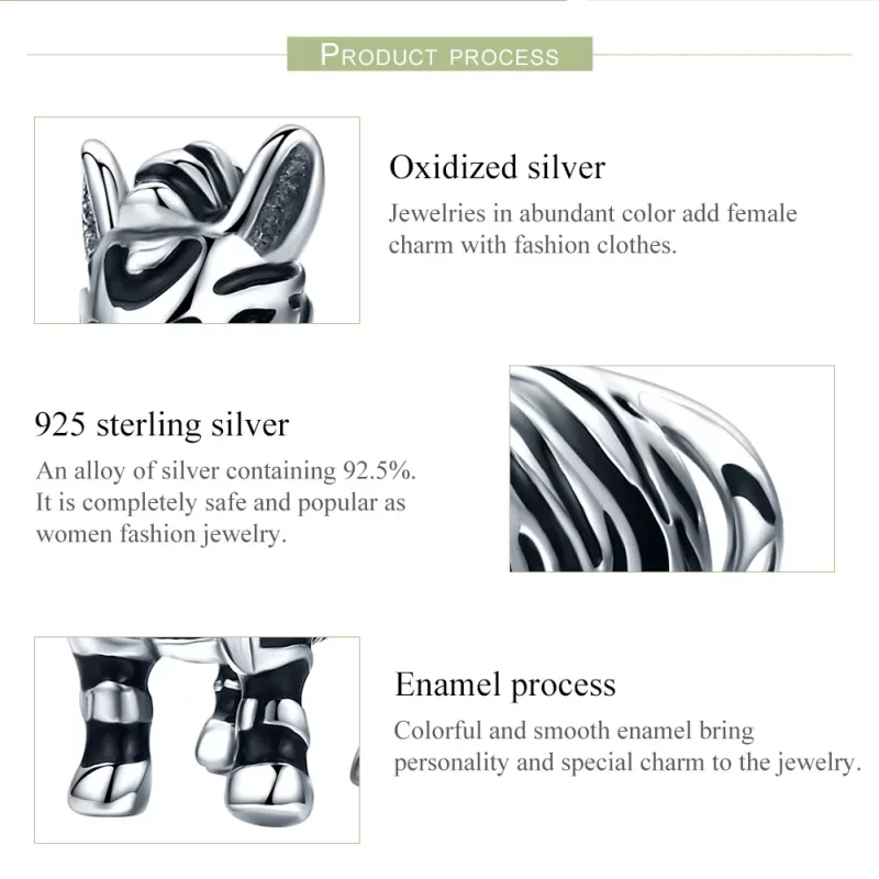 (afbeelding voor) Pandora Style Mooie dierenzebra Bedel - SCC550 - Bekijken 6