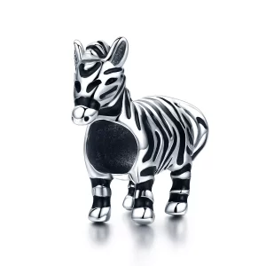Pandora Style Mooie dierenzebra Bedel - SCC550 (afbeelding voor) Pandora Style Mooie dierenzebra Bedel - SCC550