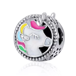 (afbeelding voor) Pandora Style Mooie Eenhoorn Bedel - SCC362
