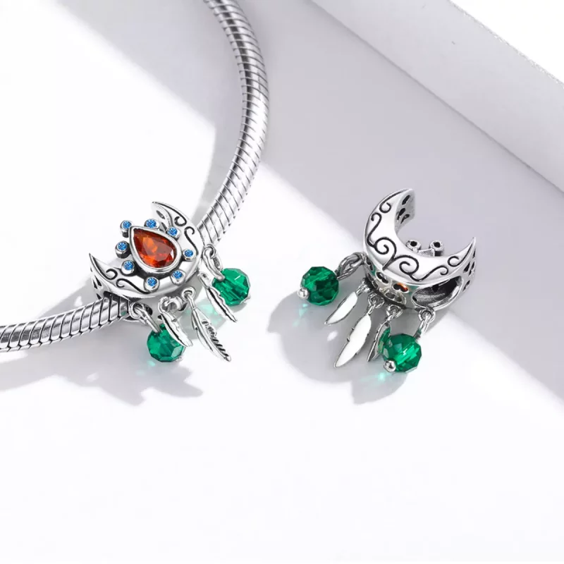 (afbeelding voor) Pandora Style Moon Dream Catcher Bedel - BSC452 - Bekijken 4