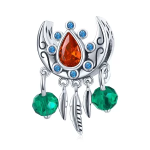 (afbeelding voor) Pandora Style Moon Dream Catcher Bedel - BSC452