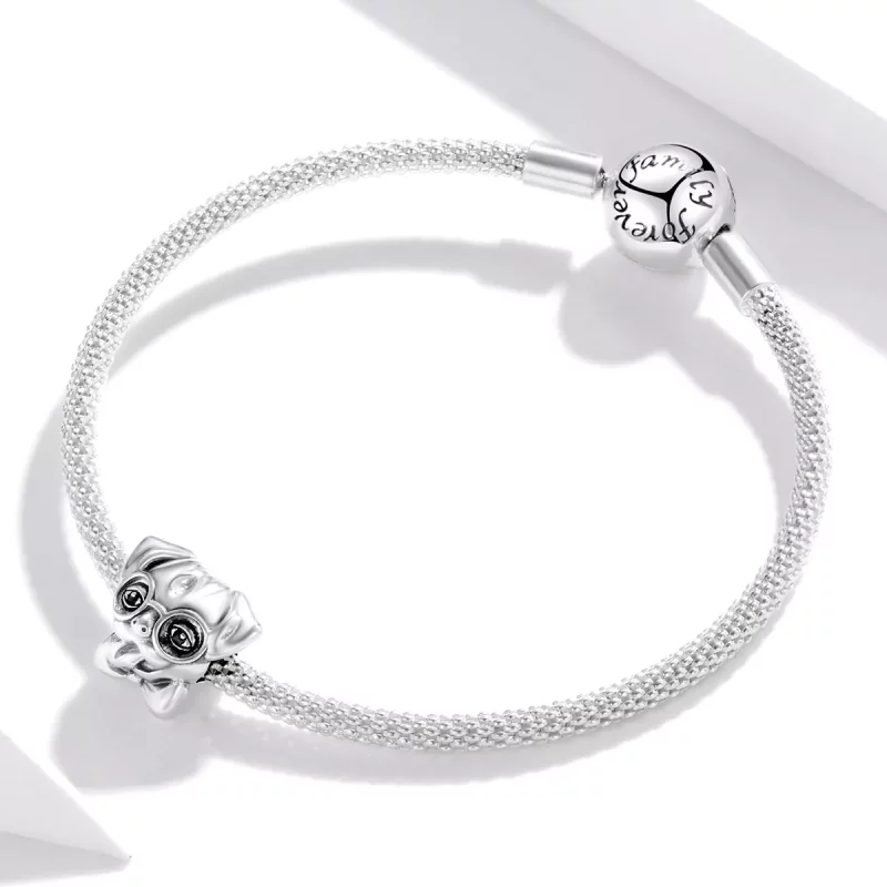 (afbeelding voor) Pandora Style mopshond Bedel - SCC1626 - Bekijken 3