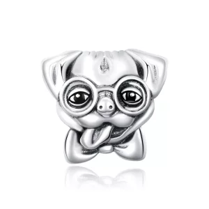 Pandora Style mopshond Bedel - SCC1626 (afbeelding voor) Pandora Style mopshond Bedel - SCC1626