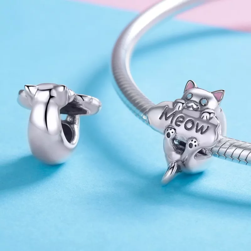 (afbeelding voor) Pandora Style Naughty Cat Parfumflesje Bedel - SCC874 - Bekijken 4